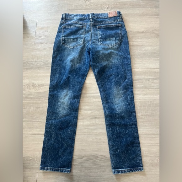Distressed blue jeans boys size 14 - Picture 3 of 3